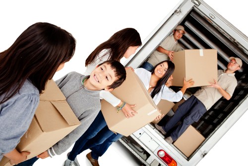 House movers preparing a residential move in Earlscourt