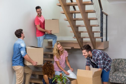 Removalists loading household furniture for an Earlscourt home move