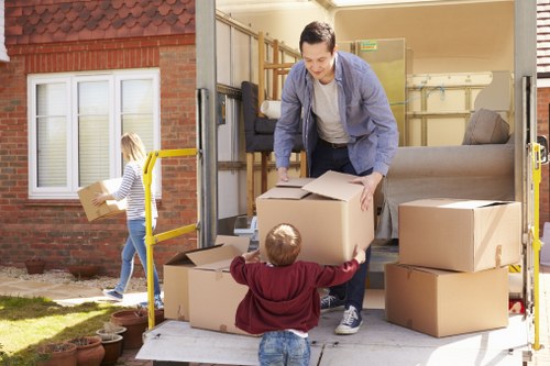 Professional movers handling a residential relocation in Earlscourt