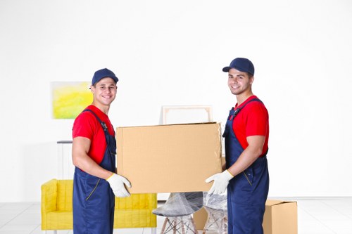 Careful packing and handling of boxes and furniture during a local house removal