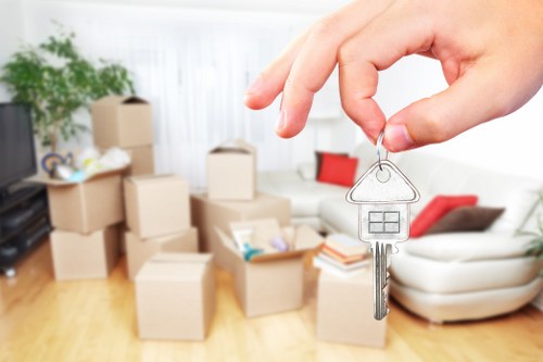 Low-carbon van loaded for an eco-friendly move in Earlscourt