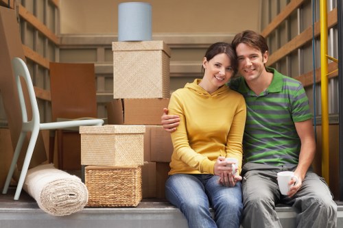Professional removals crew completing a safe and organized move