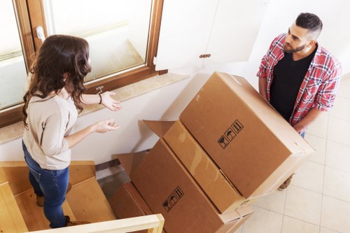 Crew collecting bulky furniture from an Earlscourt apartment building