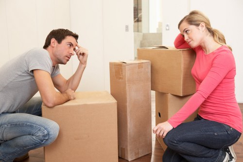 Unpacking service organizing household items in a new Earlscourt property